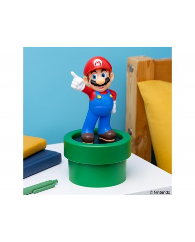 Lampara super mario forma mario 20 cm