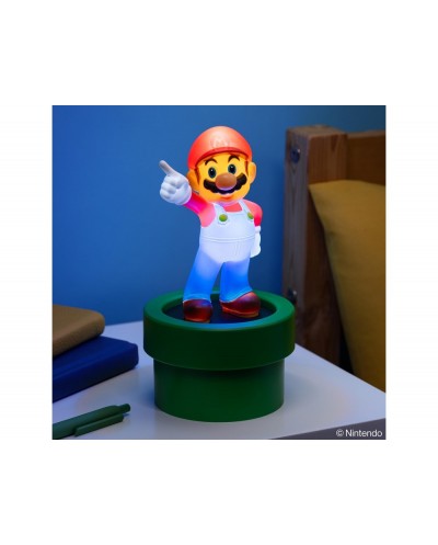 Lampara super mario forma mario 20 cm