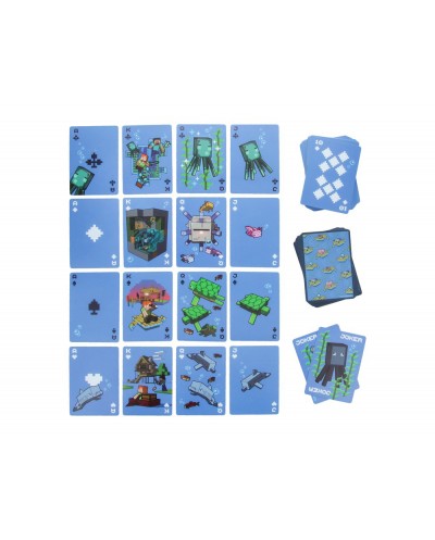 Baraja de cartas minecraft poker waterprooft