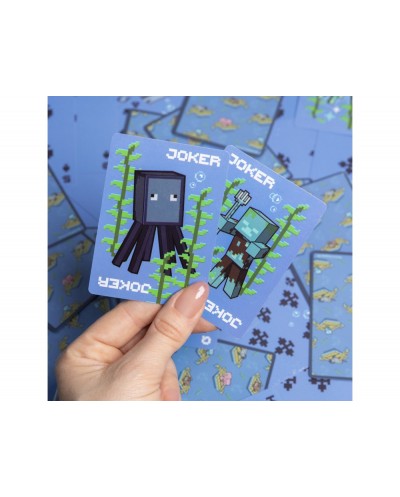 Baraja de cartas minecraft poker waterprooft