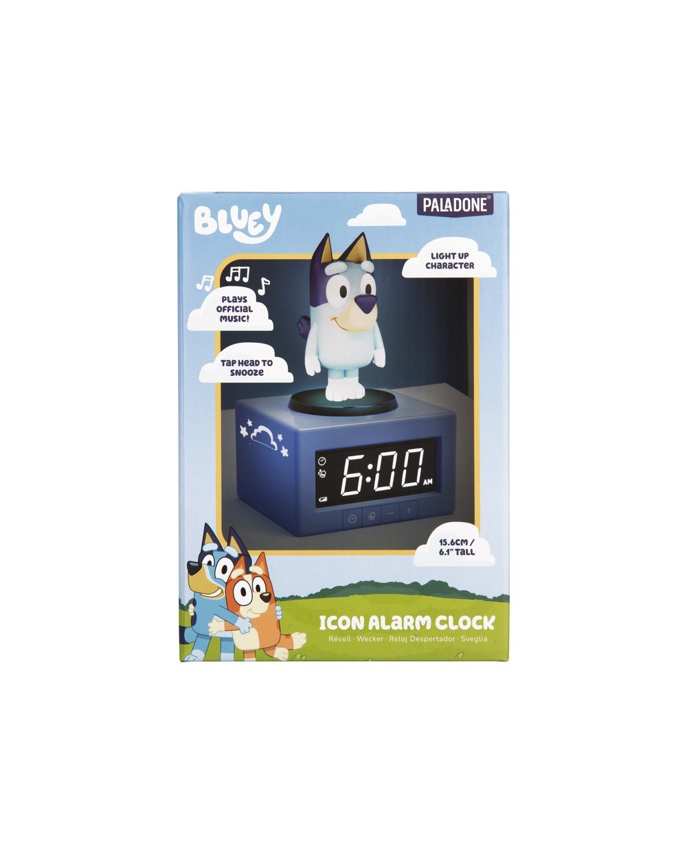 Despertador lampara bluey