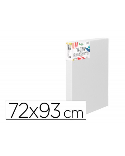 Bastidor 3d extragrueso liderpapel 30f grapado parte trasera algodon 100 72x93 cm gramaje 380g m2 certificado