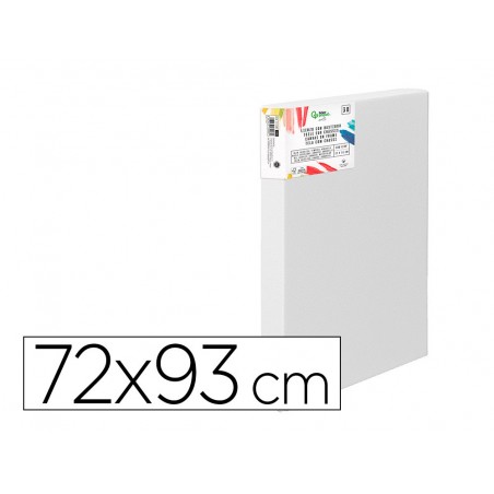 Bastidor 3d extragrueso liderpapel 30f grapado parte trasera algodon 100 72x93 cm gramaje 380g m2 certificado