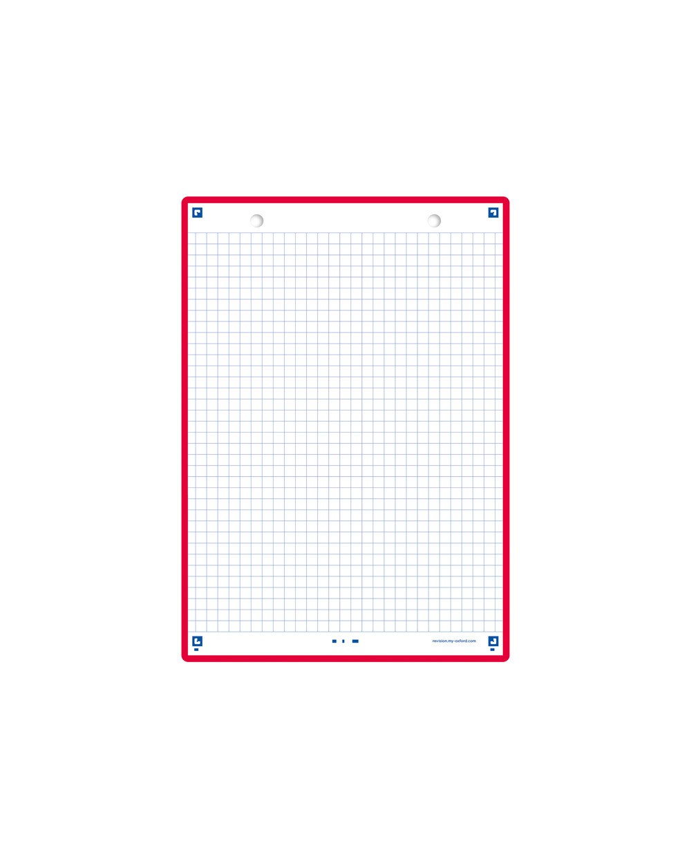 Ficha de revision oxford flashcards 20 148x210 mm 250 g cuadricula 5mm color rojo paquete de 30 unidades