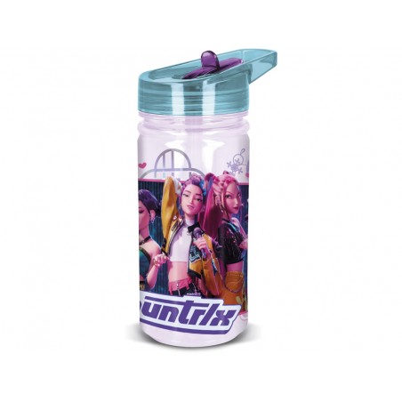 Botella portaliquidos safta 500ml k pop demon hunters negra