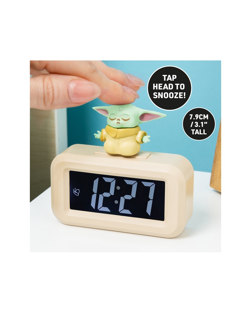 Despertador mandalorian lampara grogu