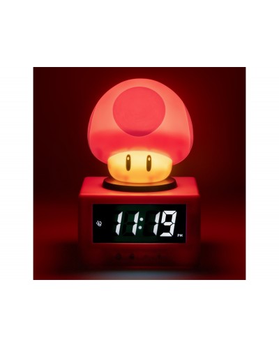 Despertador super mario lampara super mushroom