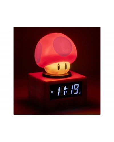 Despertador super mario lampara super mushroom