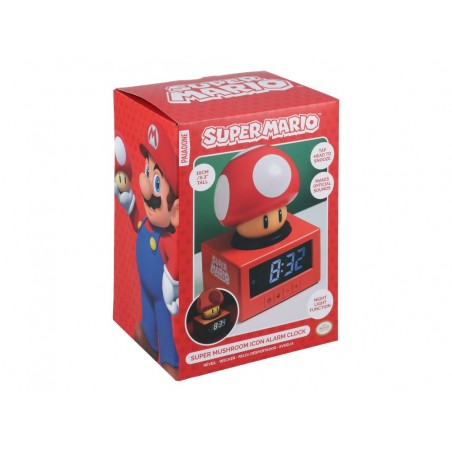 Despertador super mario lampara super mushroom