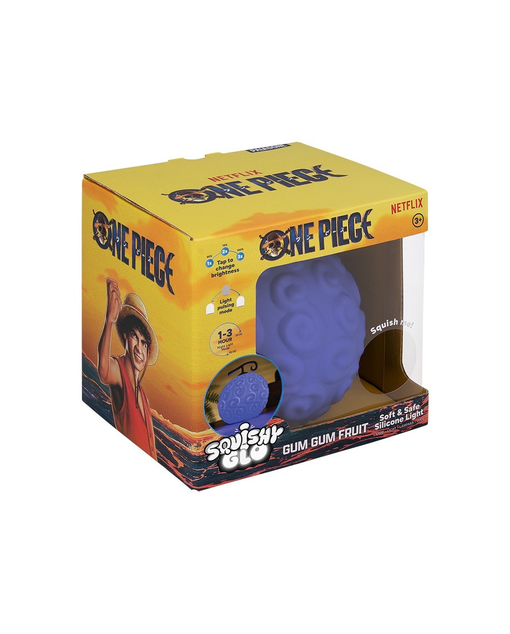 Lampara one piece silicona forma gum gum fruit