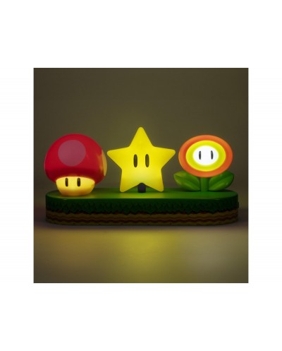 Lampara sobremesa super mario forma icons