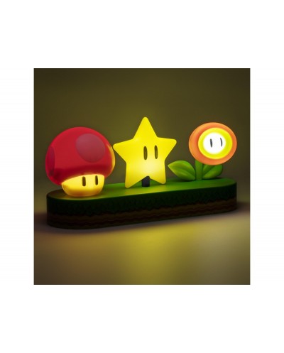 Lampara sobremesa super mario forma icons