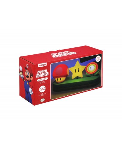 Lampara sobremesa super mario forma icons