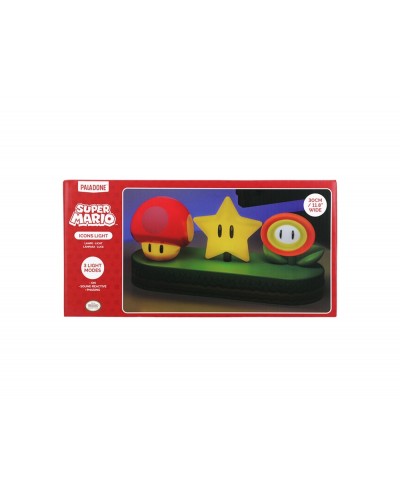 Lampara sobremesa super mario forma icons