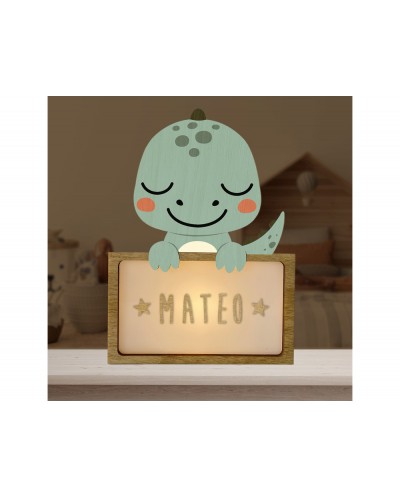 Lampara vintiun personalizable little dino