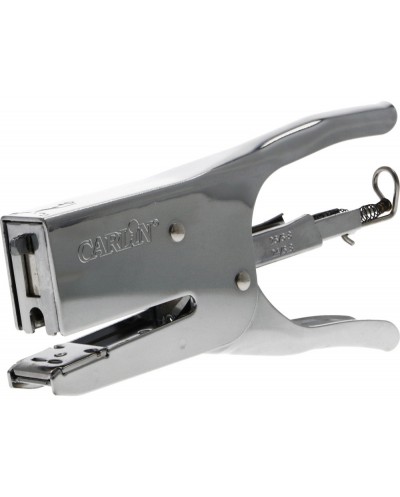 Grapadora carlin de tenaza capacidad 40 hojas usa grapas 24 6 26 6