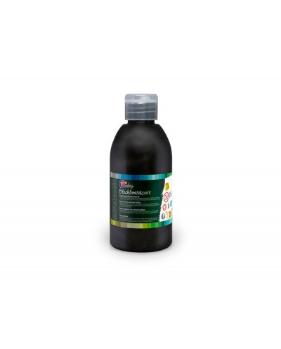 Pintura acrilica tcolors efecto pizarra negra base acrilica bote de 250 ml