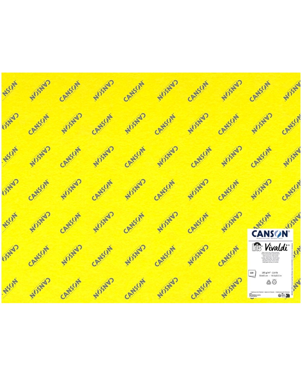 Cartulina guarro iris 50x65 cm 185 gr pack de 120 unidades colores surtidos