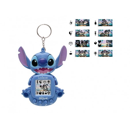 Mascota interactiva lexibook disney stitch my best e pantalla lcd con 8 categorias de juegos