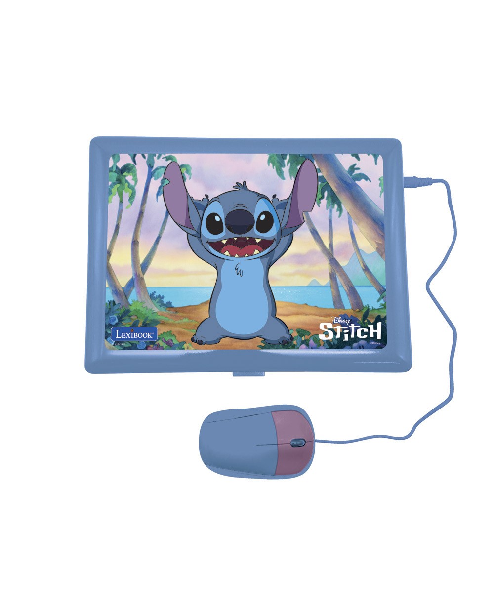 Ordenador portatil lexibook stitch educativo parlante biling e con 124 actividades en ingles y espanol