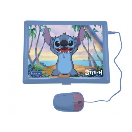 Ordenador portatil lexibook stitch educativo parlante biling e con 124 actividades en ingles y espanol