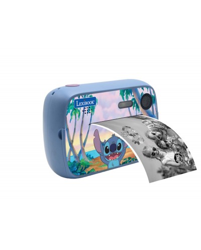Camara de fotos instantanea lexibook stitch starcam print tarjeta sd 32 gb con kit personalizacion