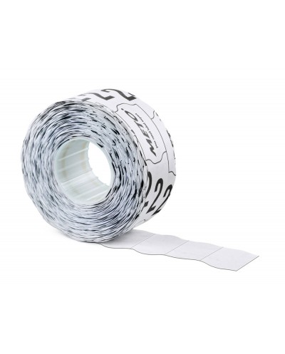 Etiquetas meto onduladas 26x16 mm lisa adh 2 caja de 6 rollos de 1000 unidades