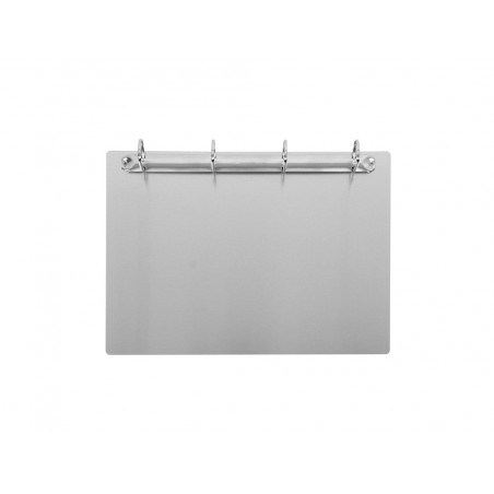 Soporte metalico magnetico djois aluminio 4 anillas 30 mm din a4 horizontal
