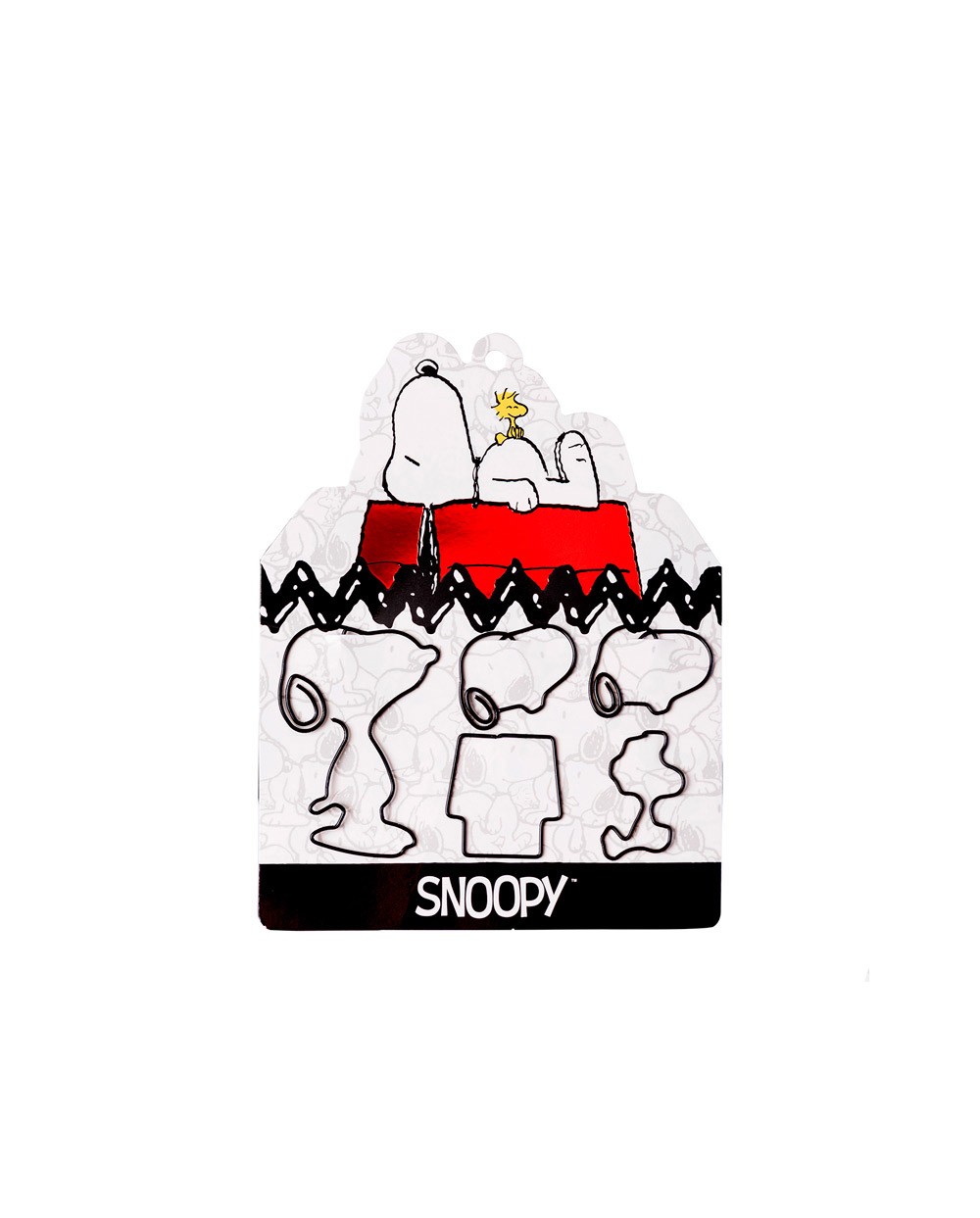 Clips mooving maw snoopy blister de 6 unidades