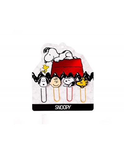 Clips mooving maw snoopy blister de 4 unidades