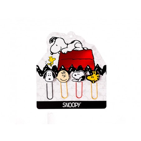 Clips mooving maw snoopy blister de 4 unidades