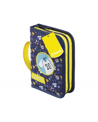 Plumier escolar maped sencillo futbol 31 piezas
