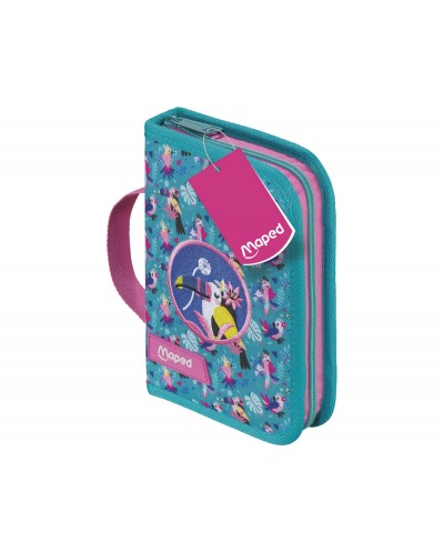 Plumier escolar maped sencillo tropical 31 piezas