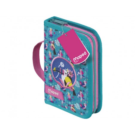 Plumier escolar maped sencillo tropical 31 piezas