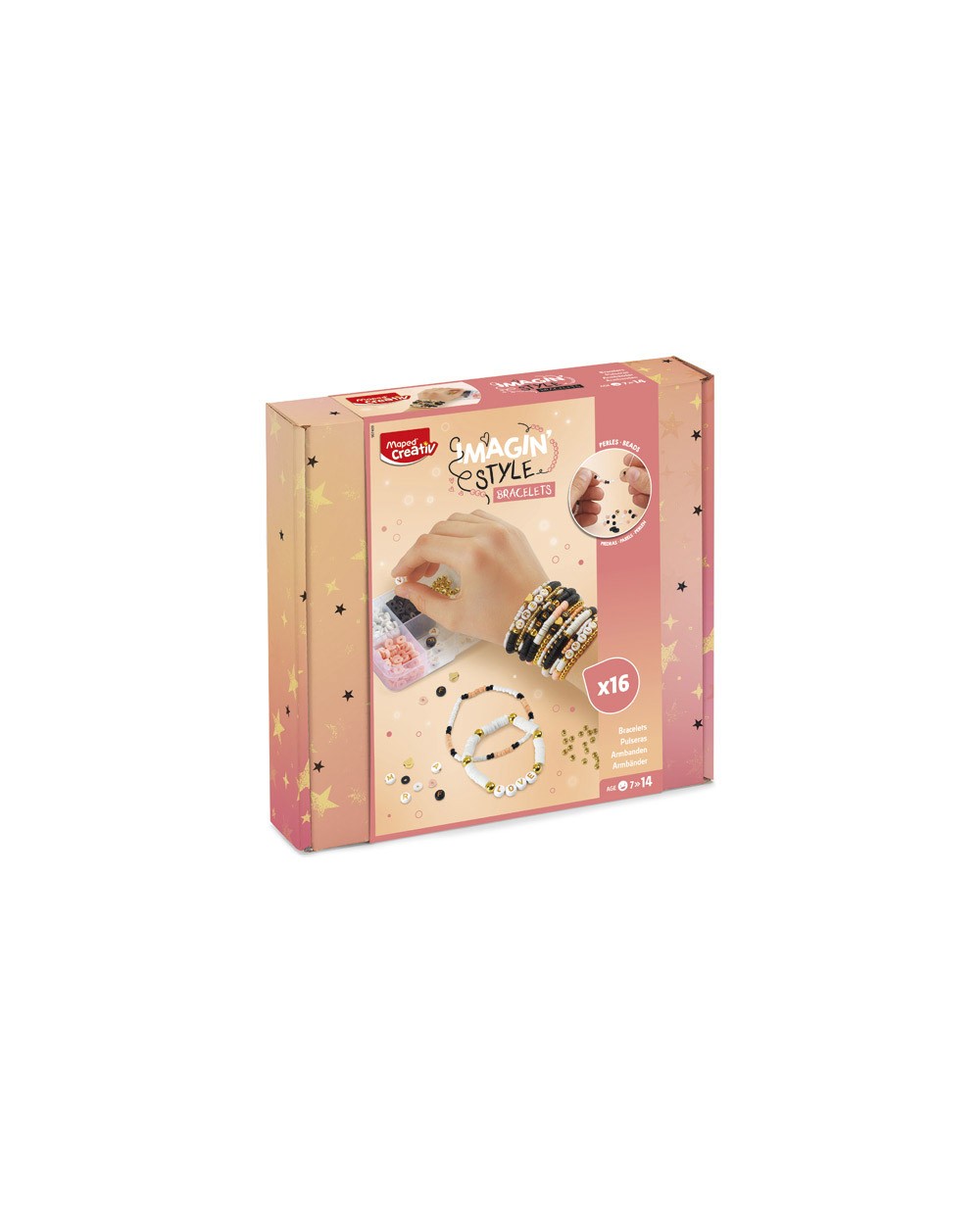 Set crativo maped creativ imagen style brazaletes glam