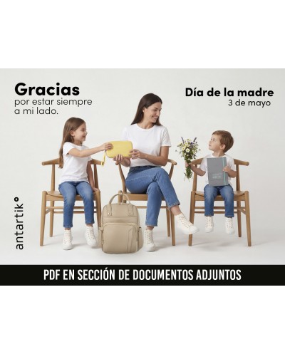Lote antartik dia de la madre 2026 14 piezas 1 pieza de regalo 2 cartelas diseno 10 postales 1 display