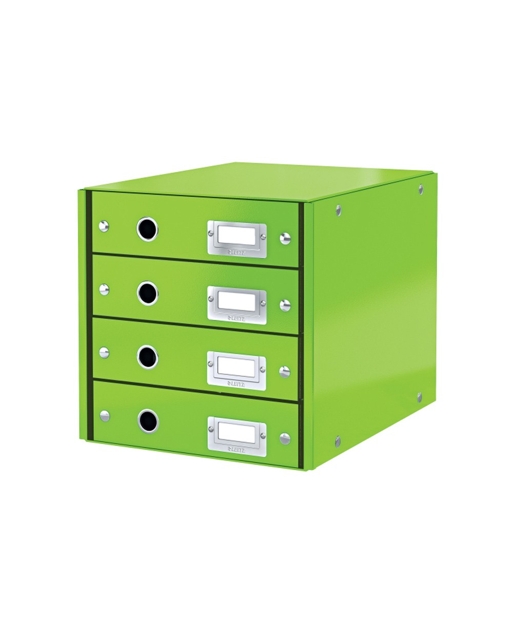Fichero cajones sobremesa leitz clickstore 4 cajones color verde 290x283x360 mm