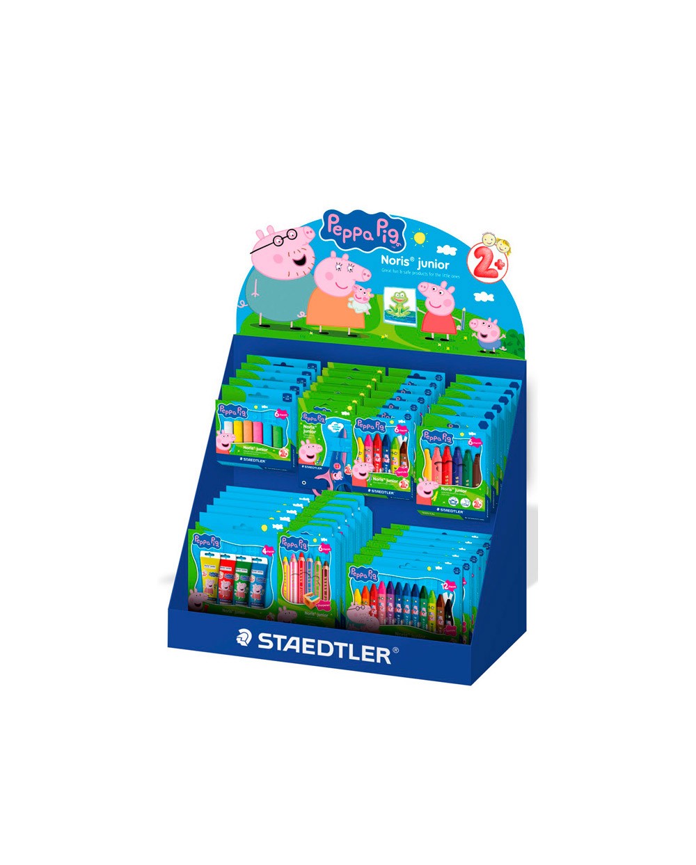 Expositor sobremesa staedtler gama noris junior peppa pig 48 unidades surtidas