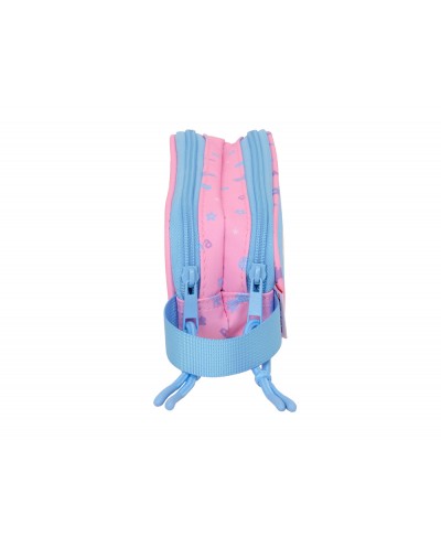 Bolso escolar portatodo safta doble cremallera stitch bright 80x210x60 mm