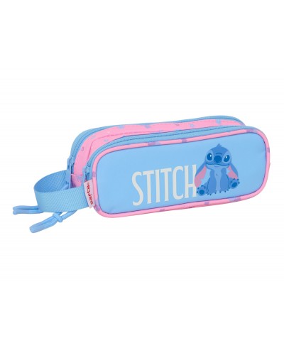 Bolso escolar portatodo safta doble cremallera stitch bright 80x210x60 mm