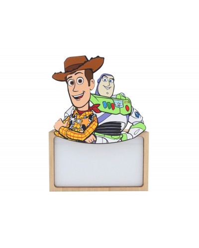 Lampara personalizable madera toy story