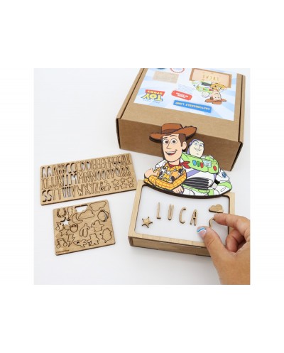 Lampara personalizable madera toy story
