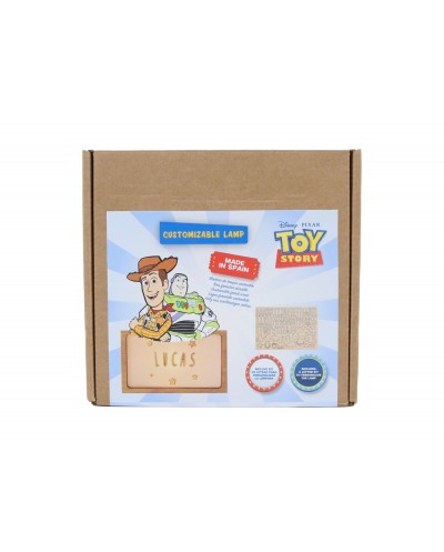 Lampara personalizable madera toy story