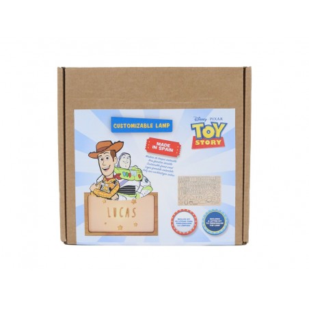 Lampara personalizable madera toy story