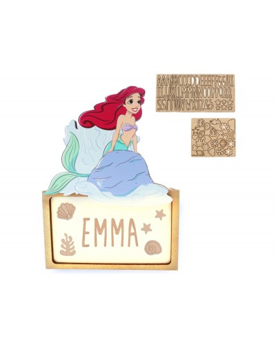 Lampara personalizable madera ariel