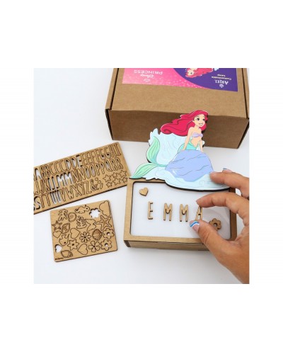 Lampara personalizable madera ariel