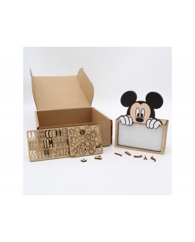 Lampara personalizable madera mickey