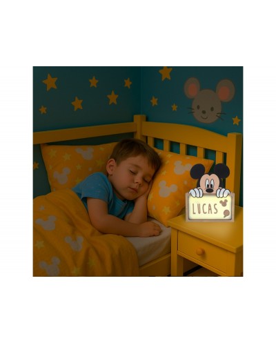 Lampara personalizable madera mickey