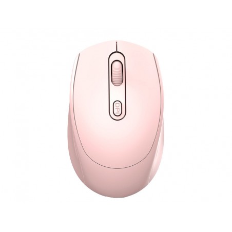 Raton q connect optico inalambrico dpi 800 1200 1600 receptor usb 24 ghz rosa