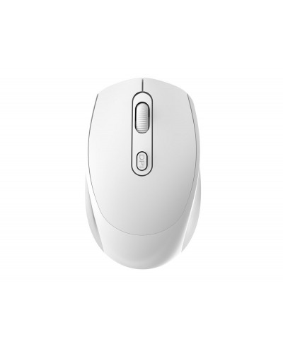 Raton q connect optico inalambrico dpi 800 1200 1600 receptor usb 24 ghz blanco